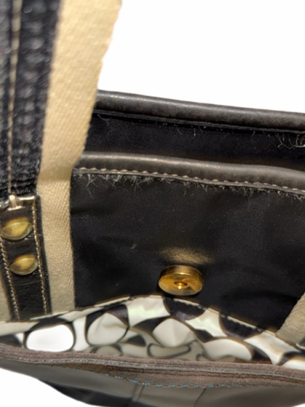 Coach Black Hampton Tote, good condition, lots of space❤️❤️ - Picture 7 of 14